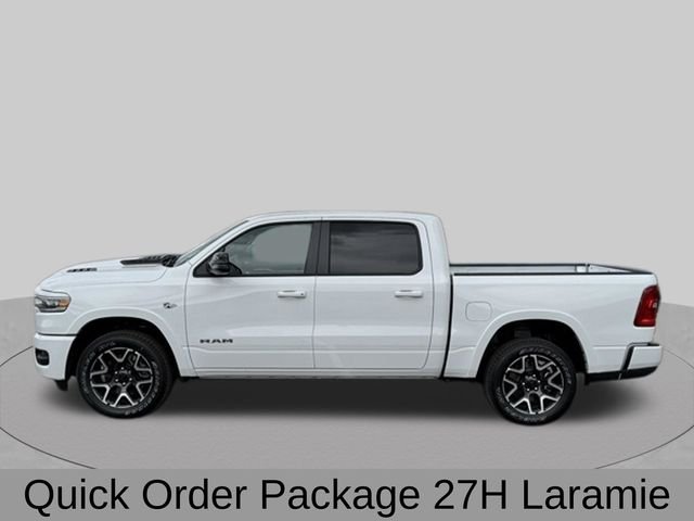 New 2026 Bright White Clear-Coat Exterior Paint RAM Laramie image 3