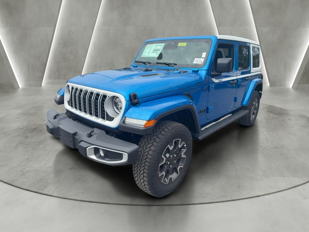 New 2027 Hydro Blue Pearlcoat Jeep Sahara image 3