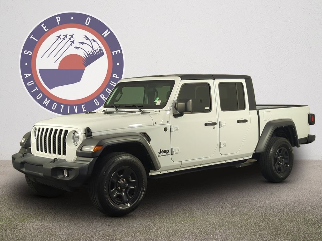 Used 2021 White Jeep Sport image 1