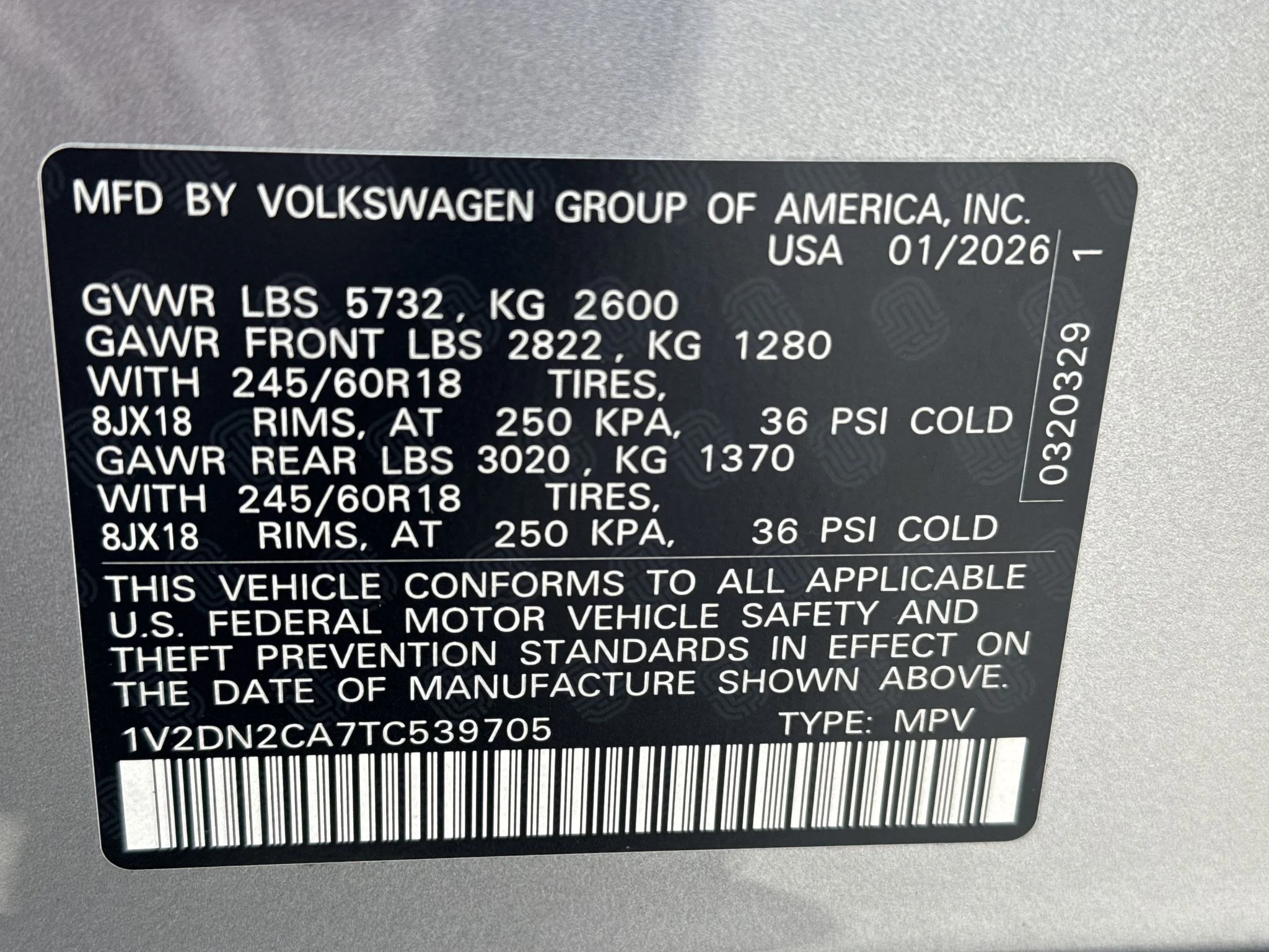 Used 2026 Silver Mist Metallic Volkswagen 2.0T SE image 35