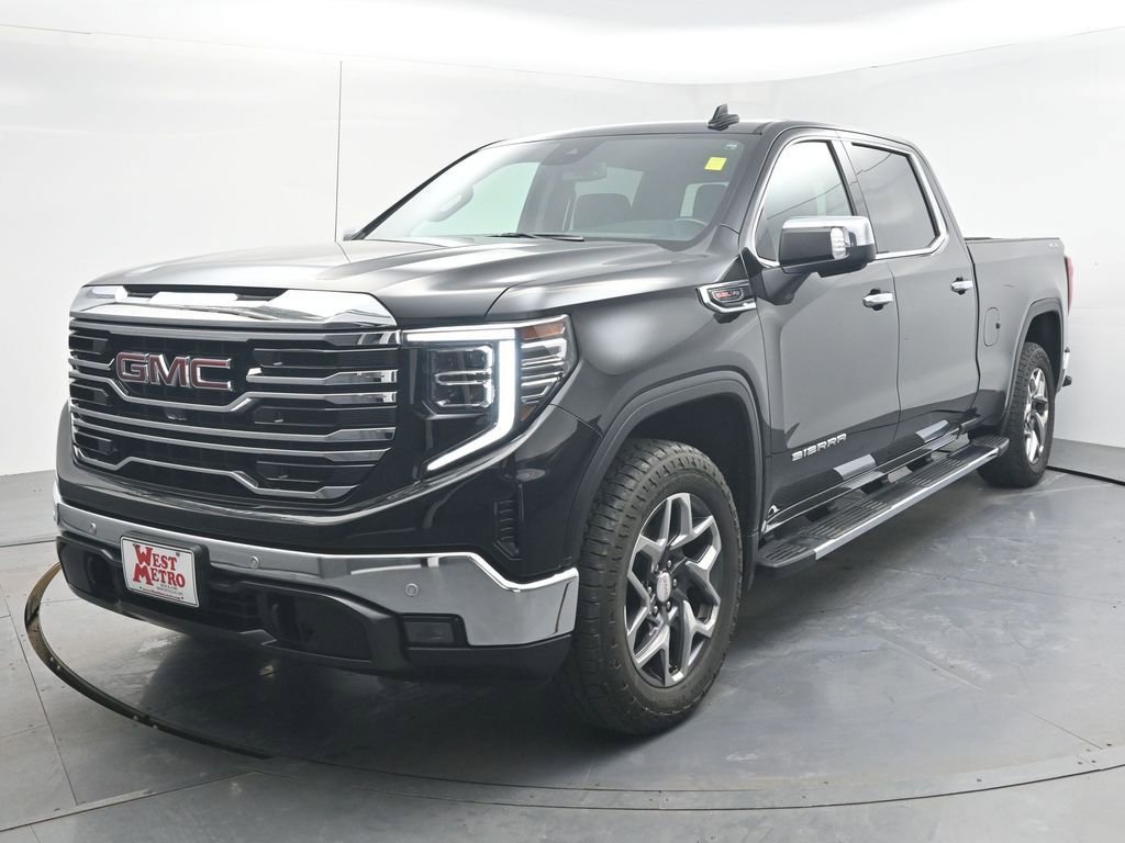 Used 2022 GMC Sierra 1500 SLT with VIN 1GTUUDEL3NZ523421 for sale in Monticello, Minnesota