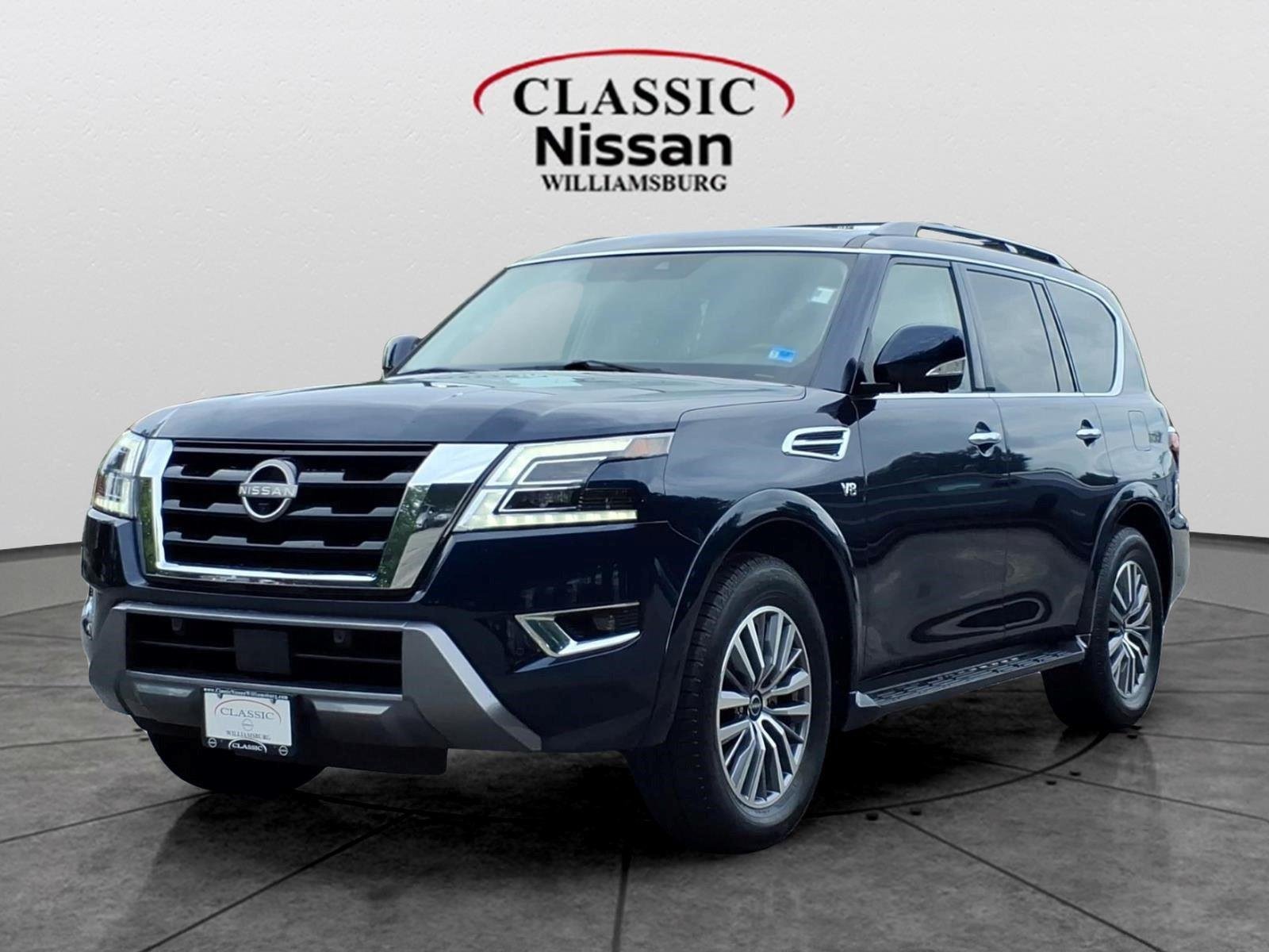 Used 2022 Hermosa Blue Pearl Nissan SL image 1