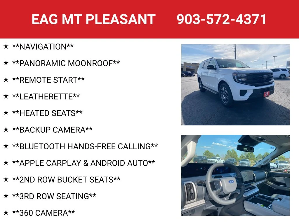 New 2026 Star White Metallic Tri-Coat Ford Active image 4