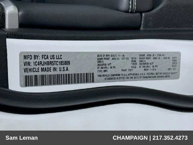 New 2026 White Jeep Limited image 30