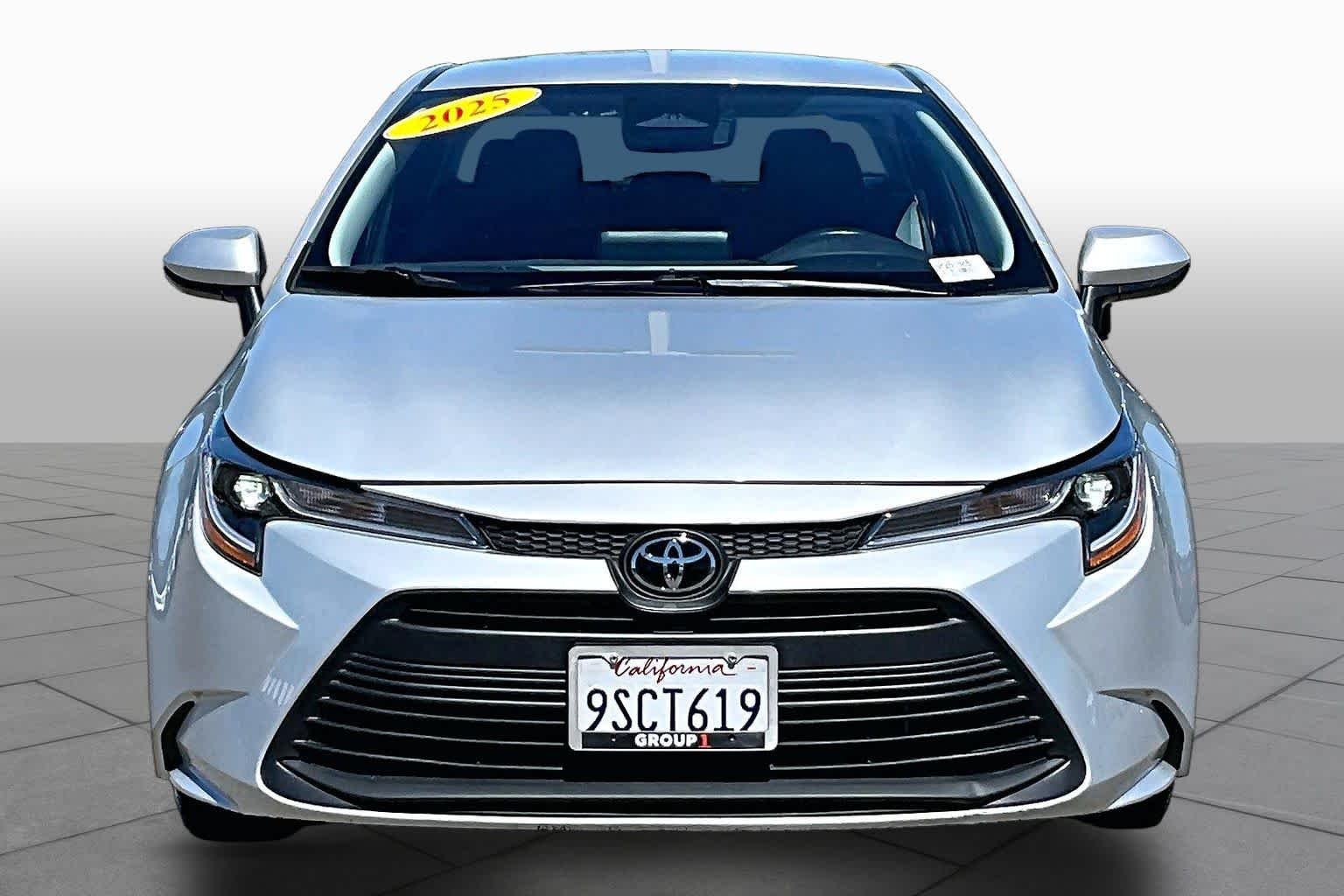 Used 2025 Classic Silver Metallic Toyota LE image 3
