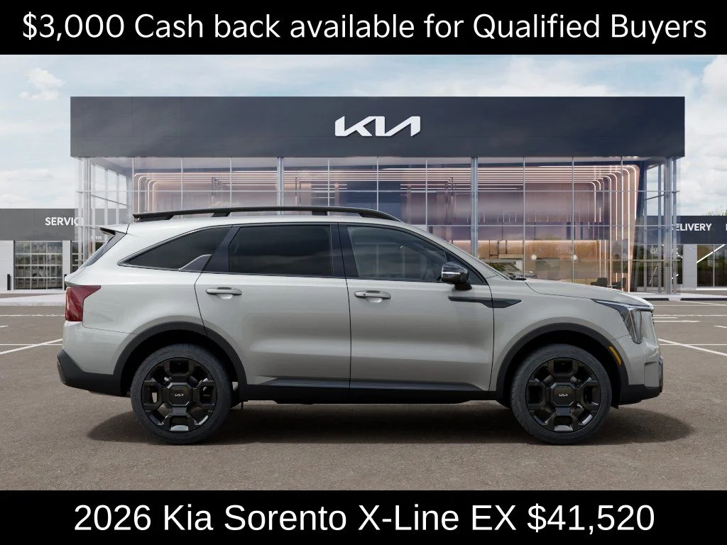 New 2026 Ivory Silver Kia X-Line EX image 8