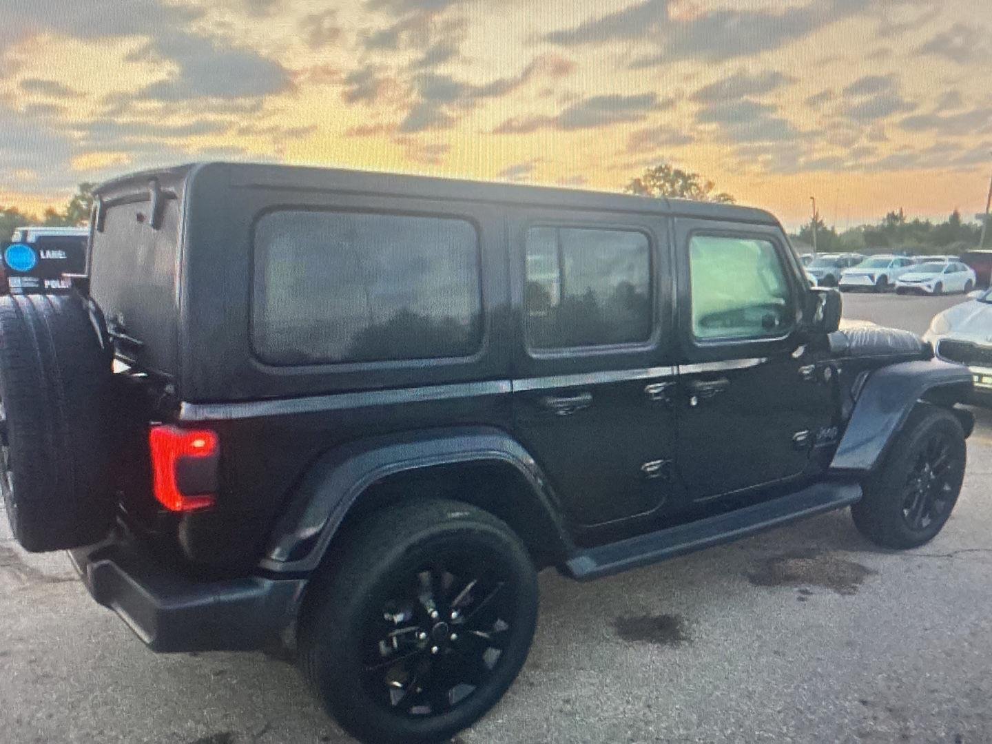 Used 2025 Black Clearcoat Jeep Sahara image 3
