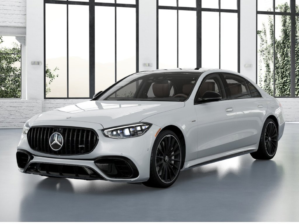 New 2026 MANUFAKTUR Moonlight White Metallic Mercedes-AMG AMG® S 63 E 4MATIC Sedan image 42