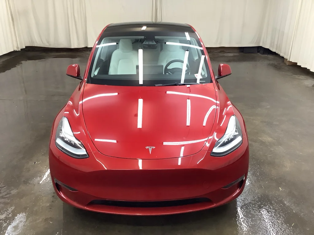Used 2023 Red Multi-Coat Tesla Long Range image 2