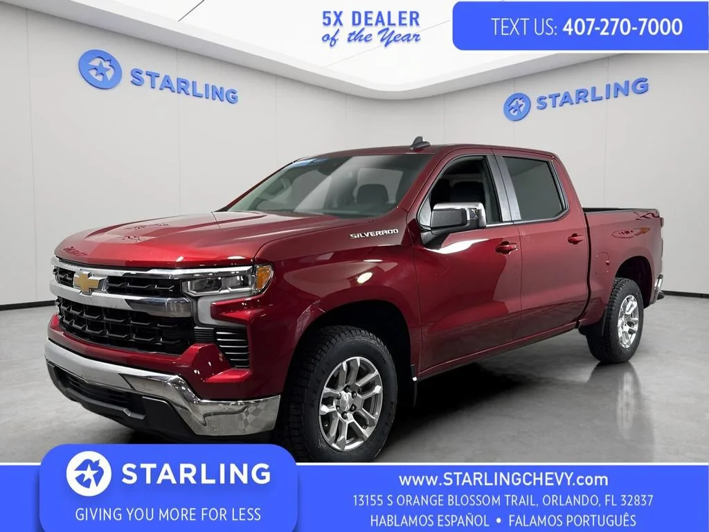 Used 2022 Cherry Red Tintcoat Chevrolet LT image 1