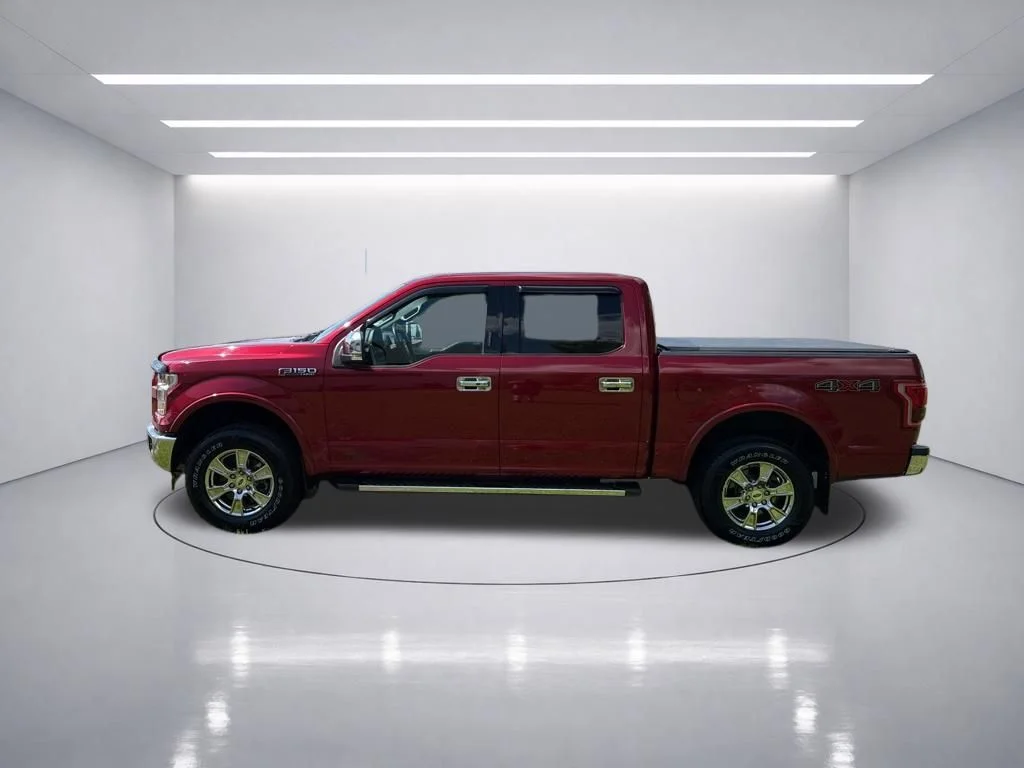 Used 2017 Ruby Red Metallic Tinted Clearcoat Ford Lariat image 4
