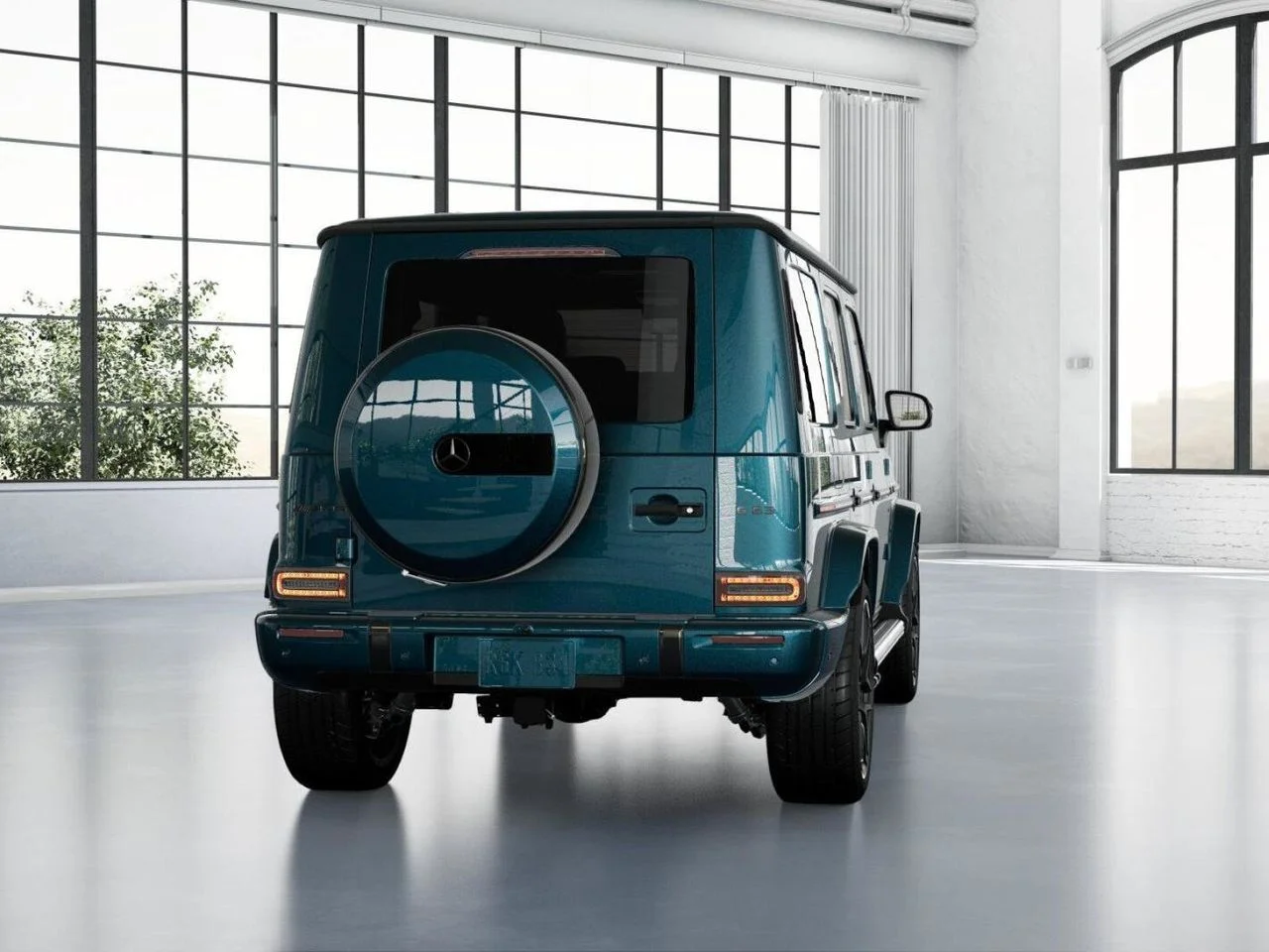 New 2027 MANUFAKTUR Sea Blue metallic Mercedes-Benz AMG® G 63 SUV image 24