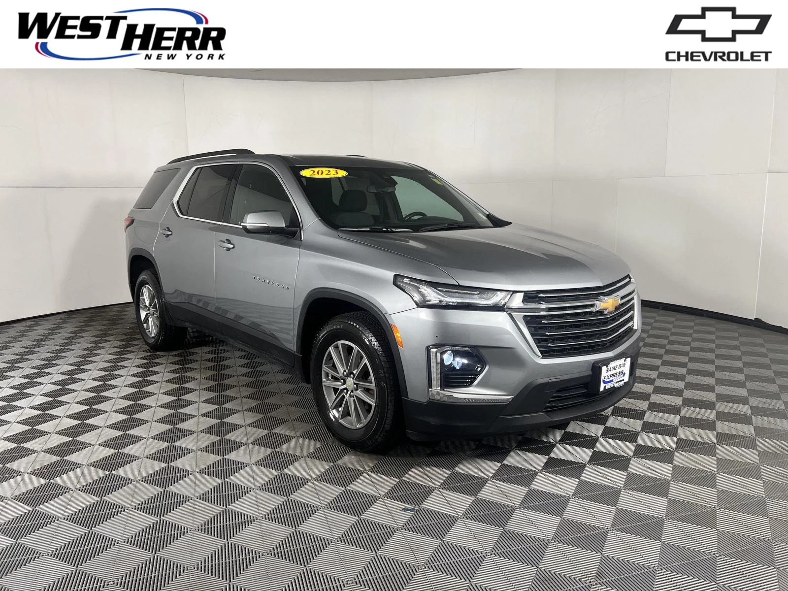 Used 2023 STERLING GRAY METALLIC Chevrolet LT Cloth image 1