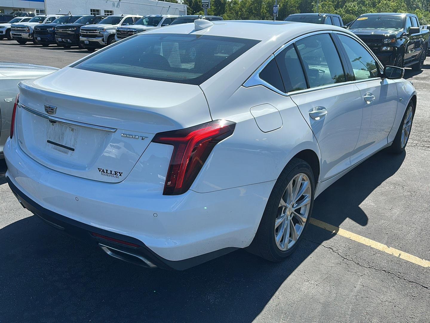 Used 2021 Summit White Cadillac Premium Luxury image 2