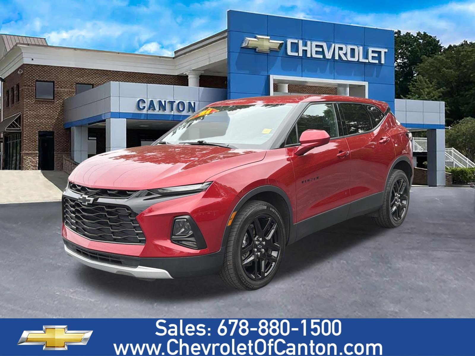Used 2021 CHERRY RED TINTCOAT Chevrolet LT image 1