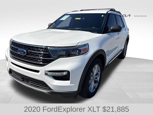 Used 2020 White Metallic Ford XLT image 4