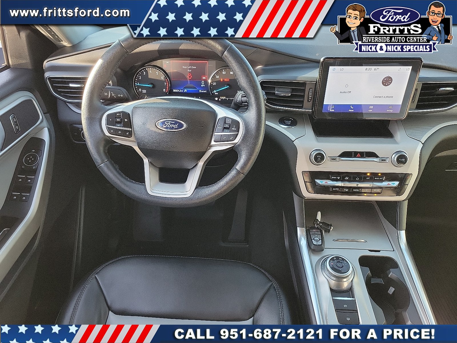 Certified Used 2023 White Metallic Ford XLT image 5
