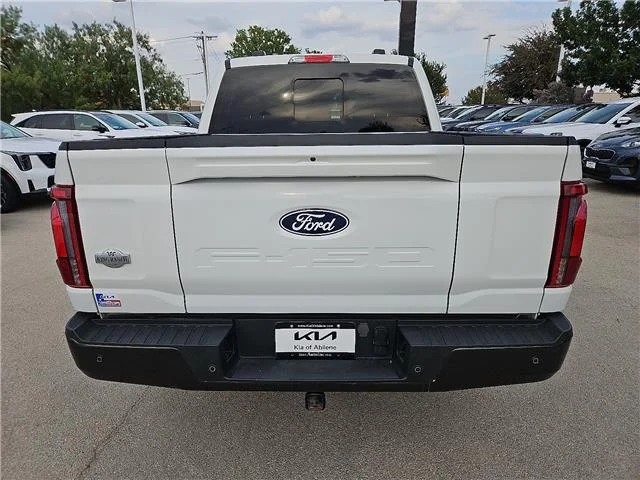 Used 2024 White Ford King Ranch 4x4 SuperCrew Cab 5.5 ft. box 145 in. W image 3