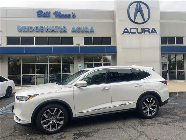 Used 2024 Platinum White Pearl Acura SH-AWD TECH image 1
