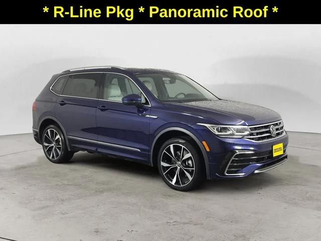 Used 2023 Blue Volkswagen 2.0T SEL R-Line image 3