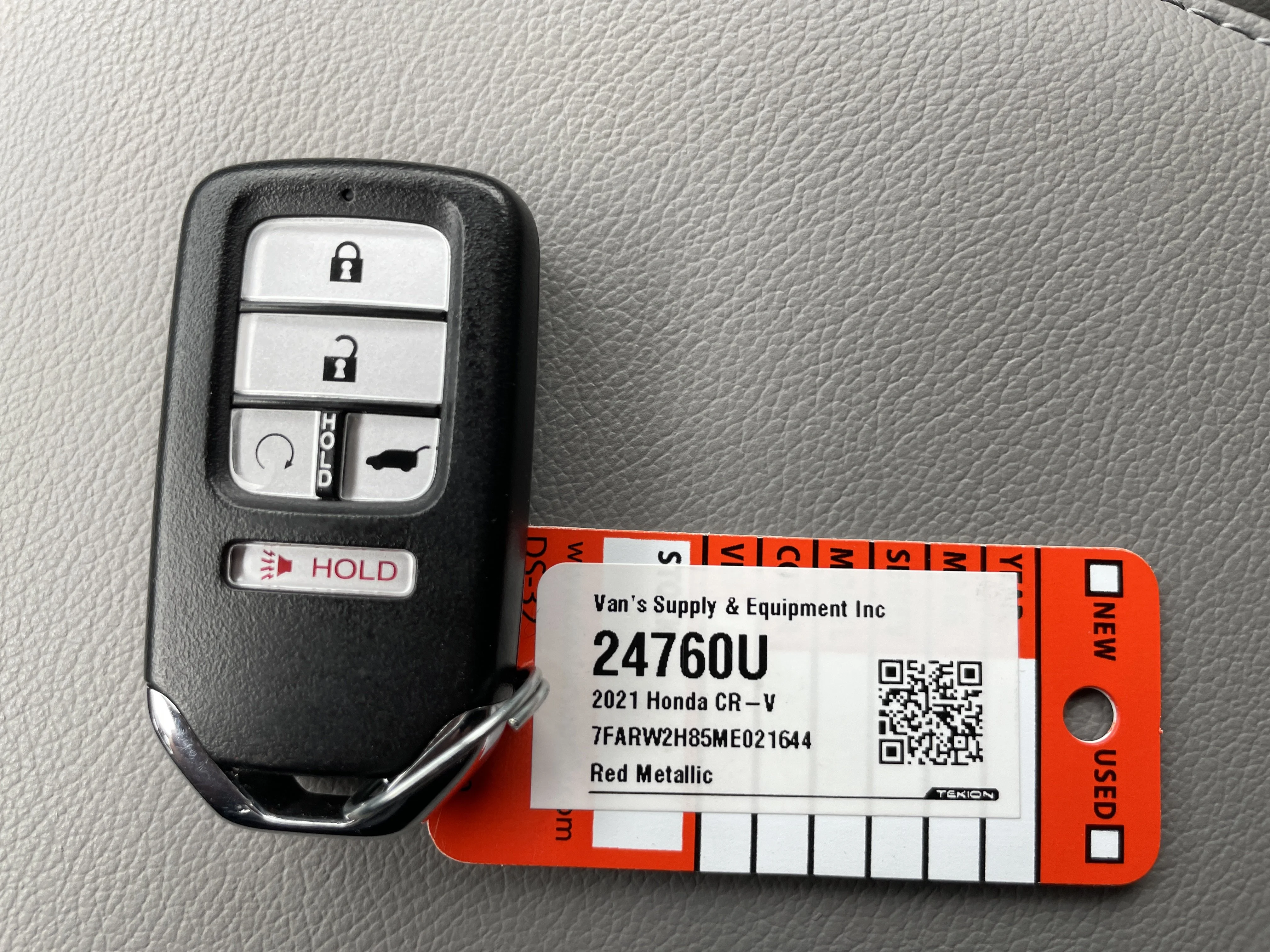 Certified Used 2021 Radiant Red Metallic Honda AWD EX-L image 57