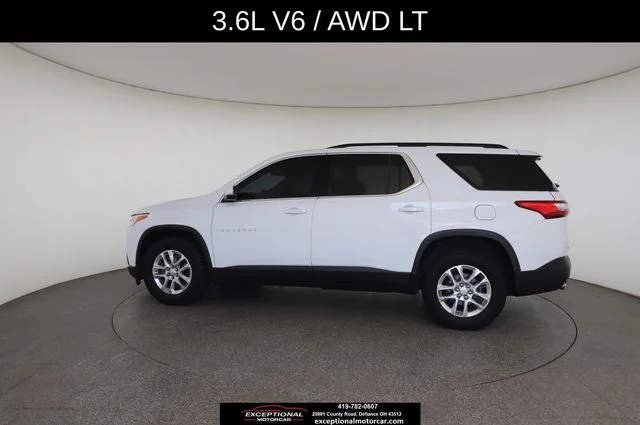 Used 2021 White Chevrolet 3LT W/Leather image 8