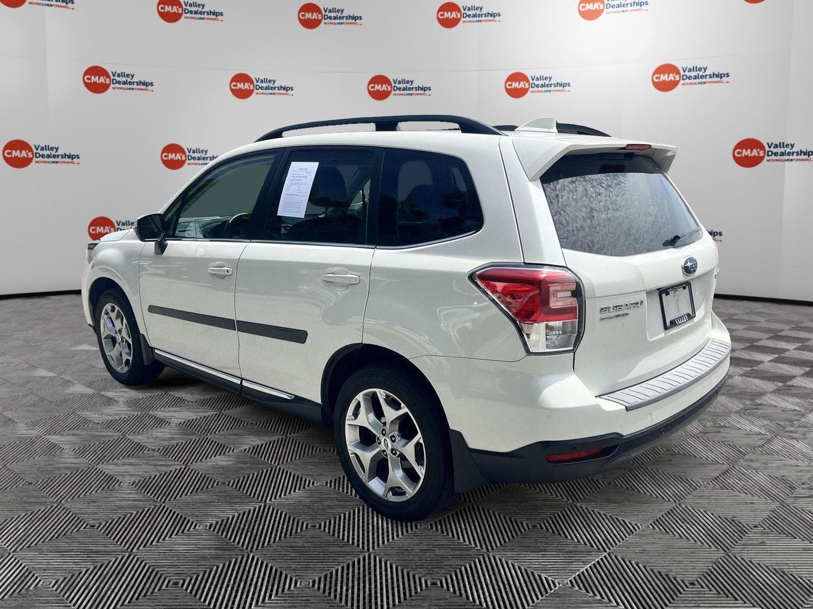 Used 2018 Crystal White Pearl Subaru Touring image 15