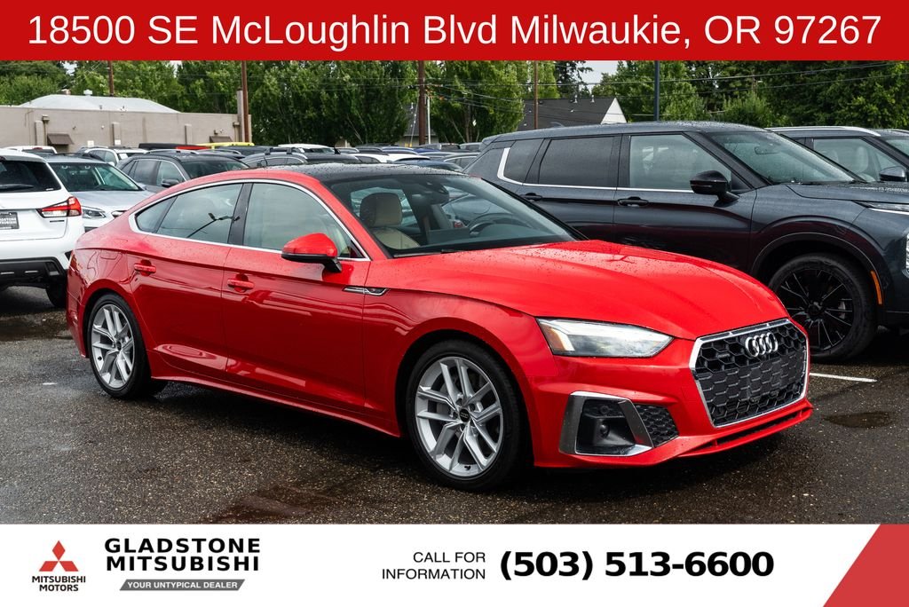 Used 2024 Progressive Red Metallic Audi 45 S line Premium Plus image 1