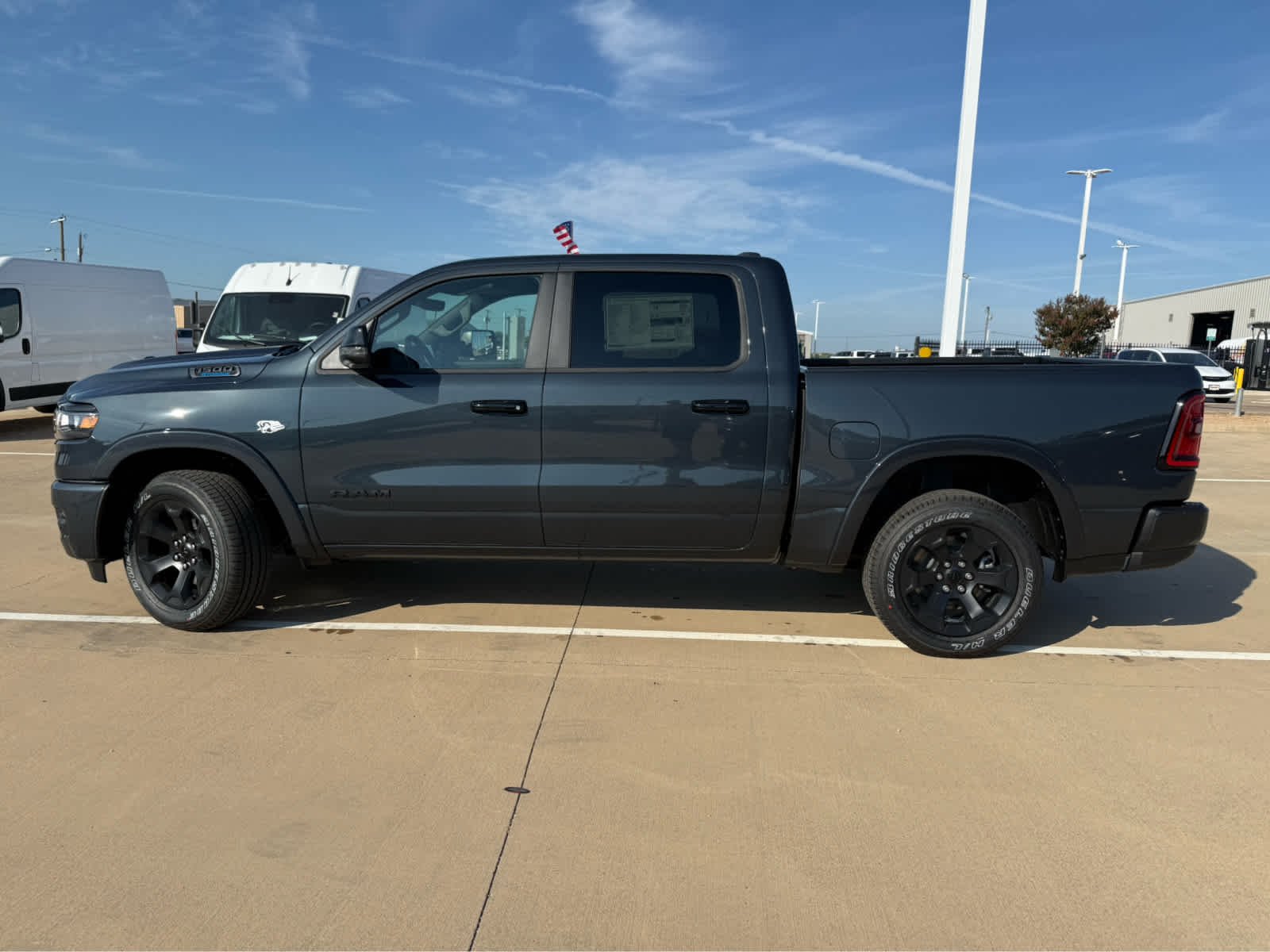 New 2026 Forged Blue Metallic Exterior Paint RAM Lone Star image 10