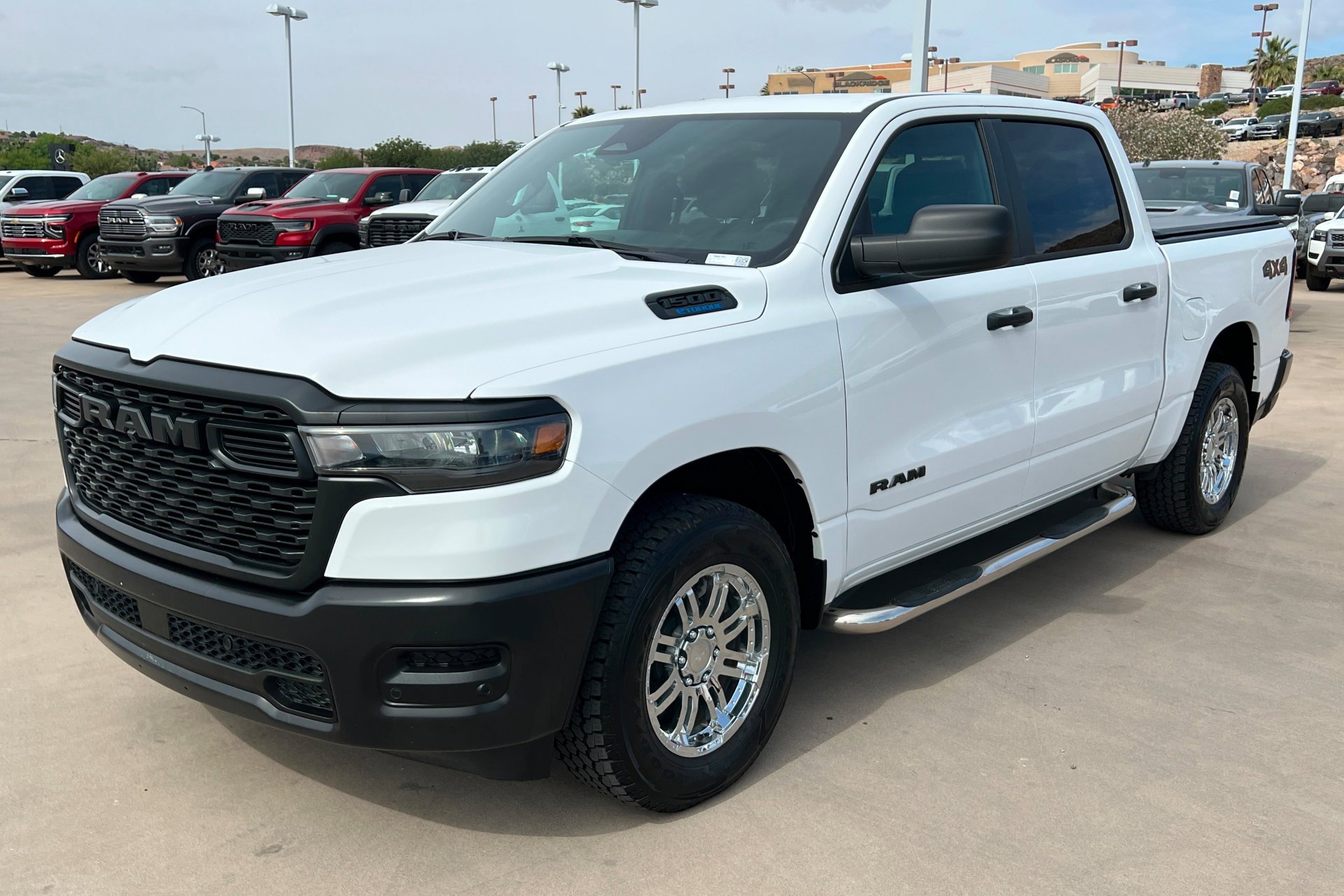 Used 2025 Bright White Clearcoat Ram Tradesman image 1