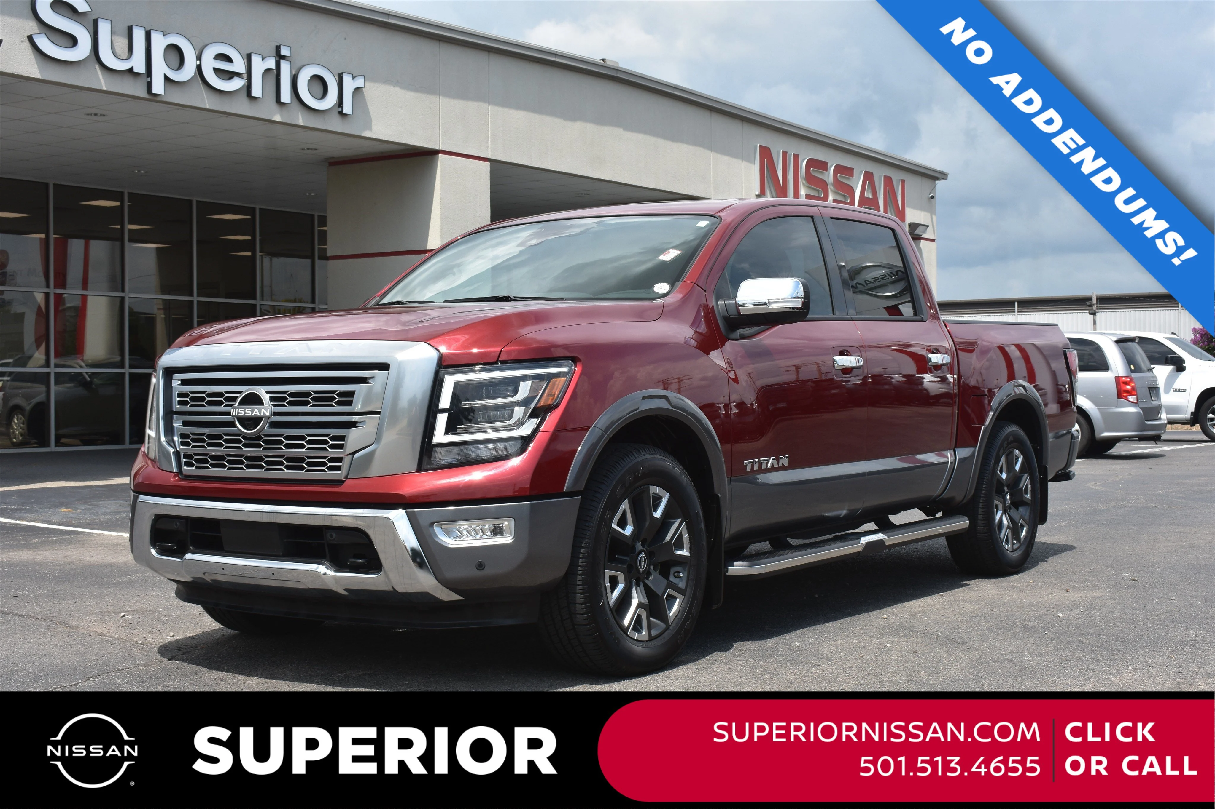 Used 2024 Cardinal Red Metallic Nissan Platinum Reserve image 1