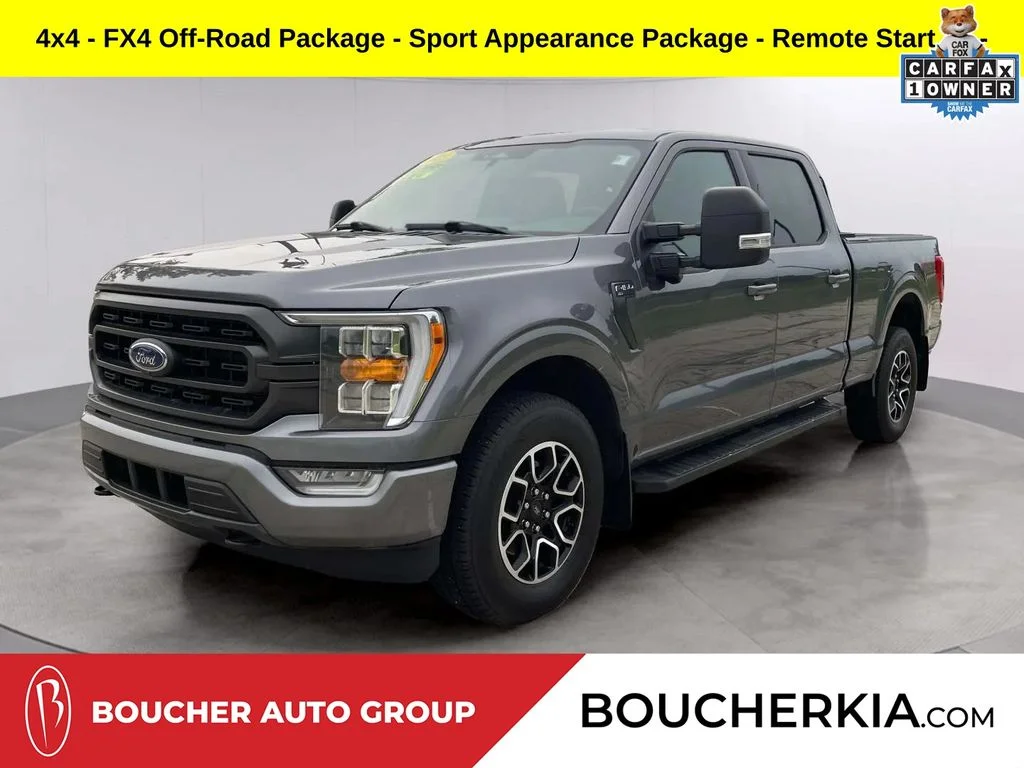 Used 2023 Carbonized Gray Metallic Ford XLT image 1