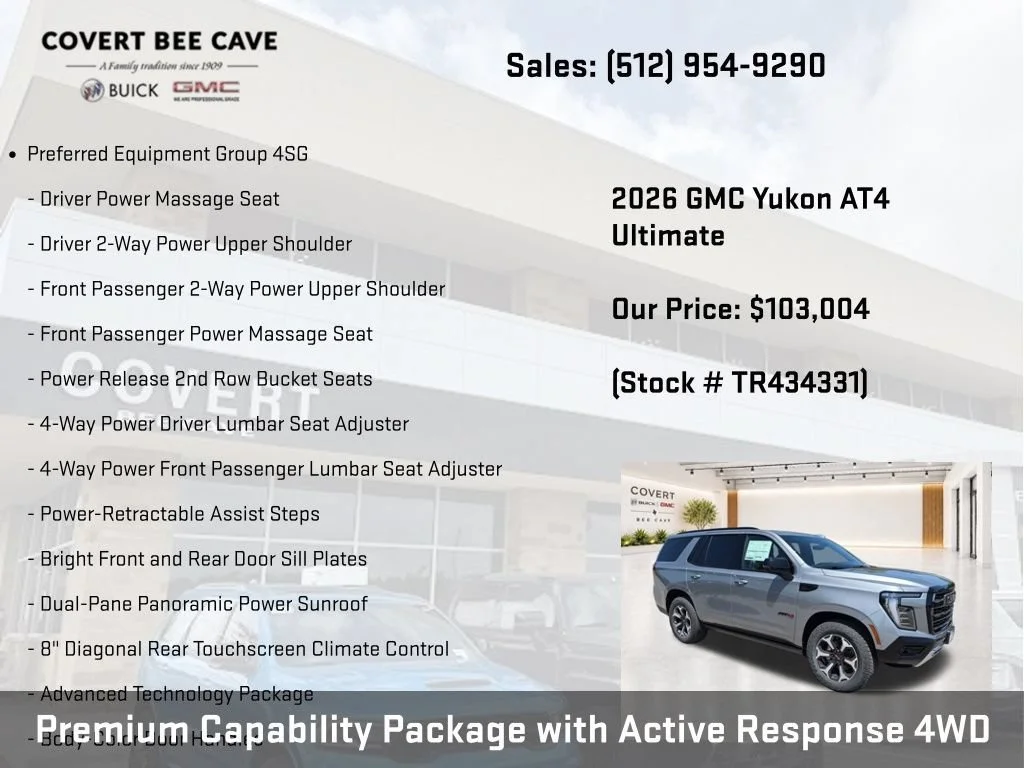 New 2026 GMC Yukon AT4 Ultimate, photo 7