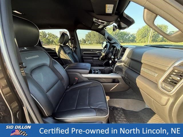 Used 2023 Diamond Black Crystal Pearlcoat Ram Laramie image 22