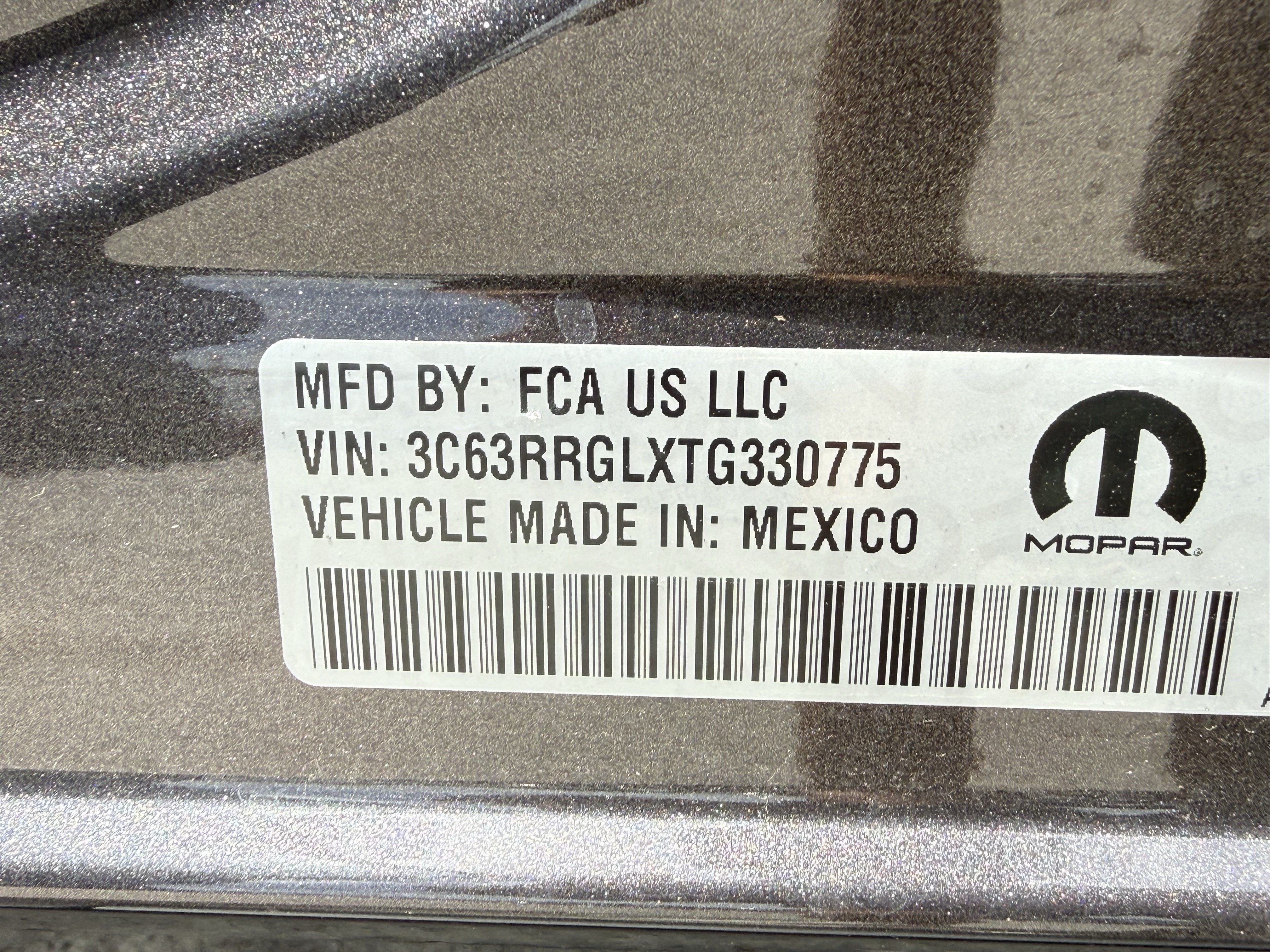 New 2026 Granite Crystal Metallic Clear-Coat Exterior Paint RAM Tradesman image 17