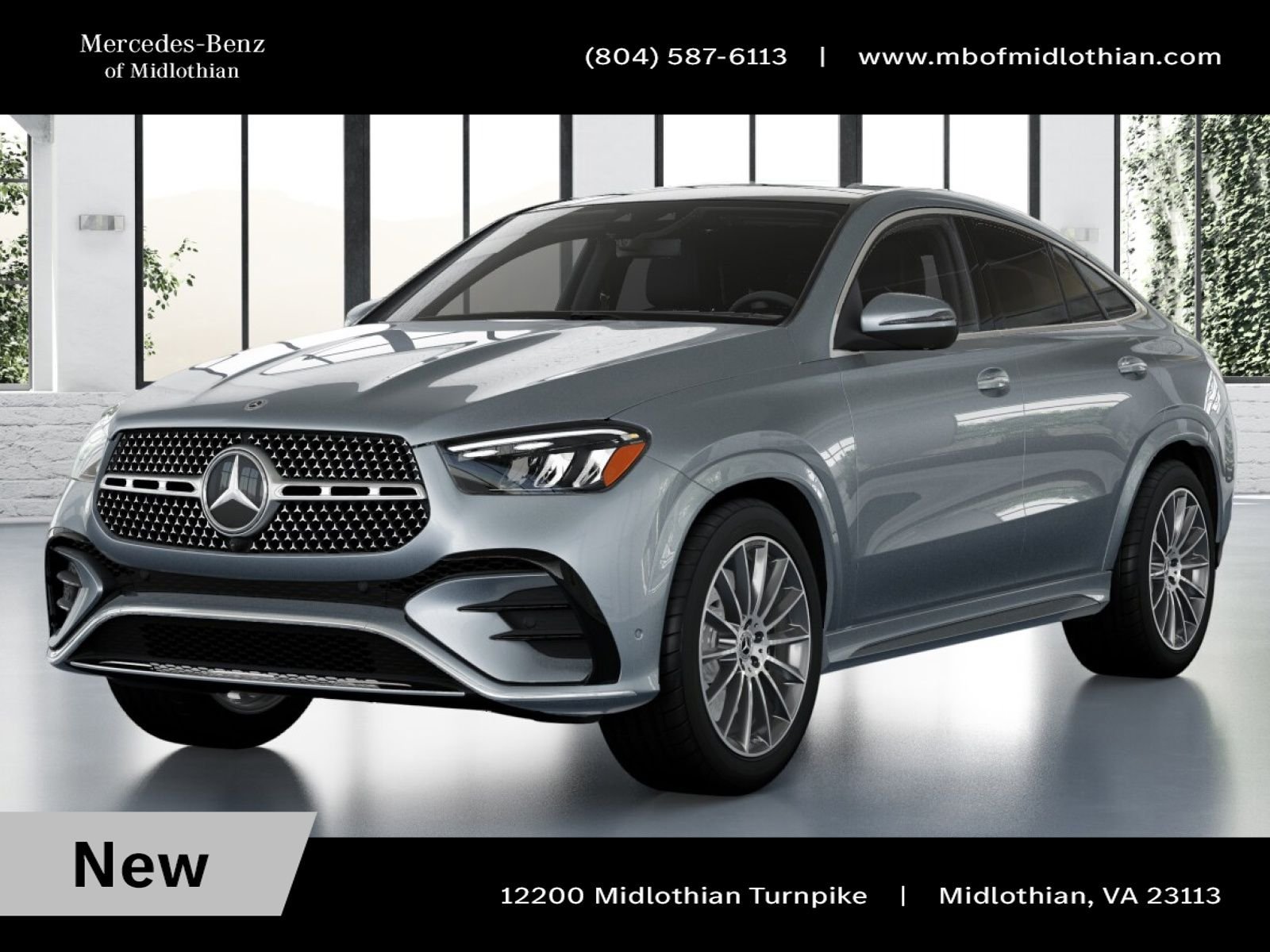 New 2026 Cirrus Silver Metallic Mercedes-Benz GLE 450 Coupe image 1