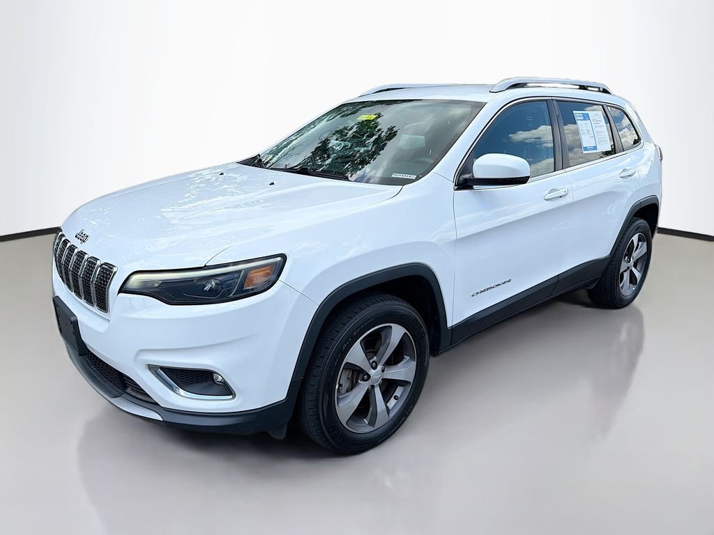 Used 2020 Bright White Clearcoat Jeep Limited image 3