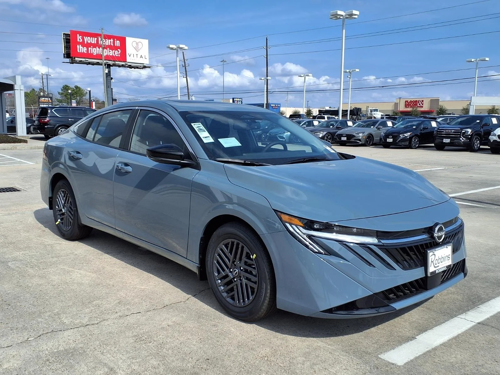 2026 Nissan Sentra SV Gray at Robbins Nissan