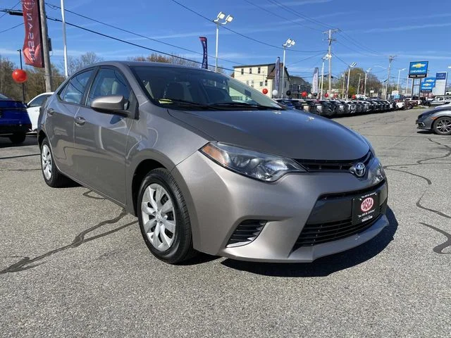 Used 2016 Toyota Corolla LE with VIN 2T1BURHE4GC508599 for sale in East Providence, RI