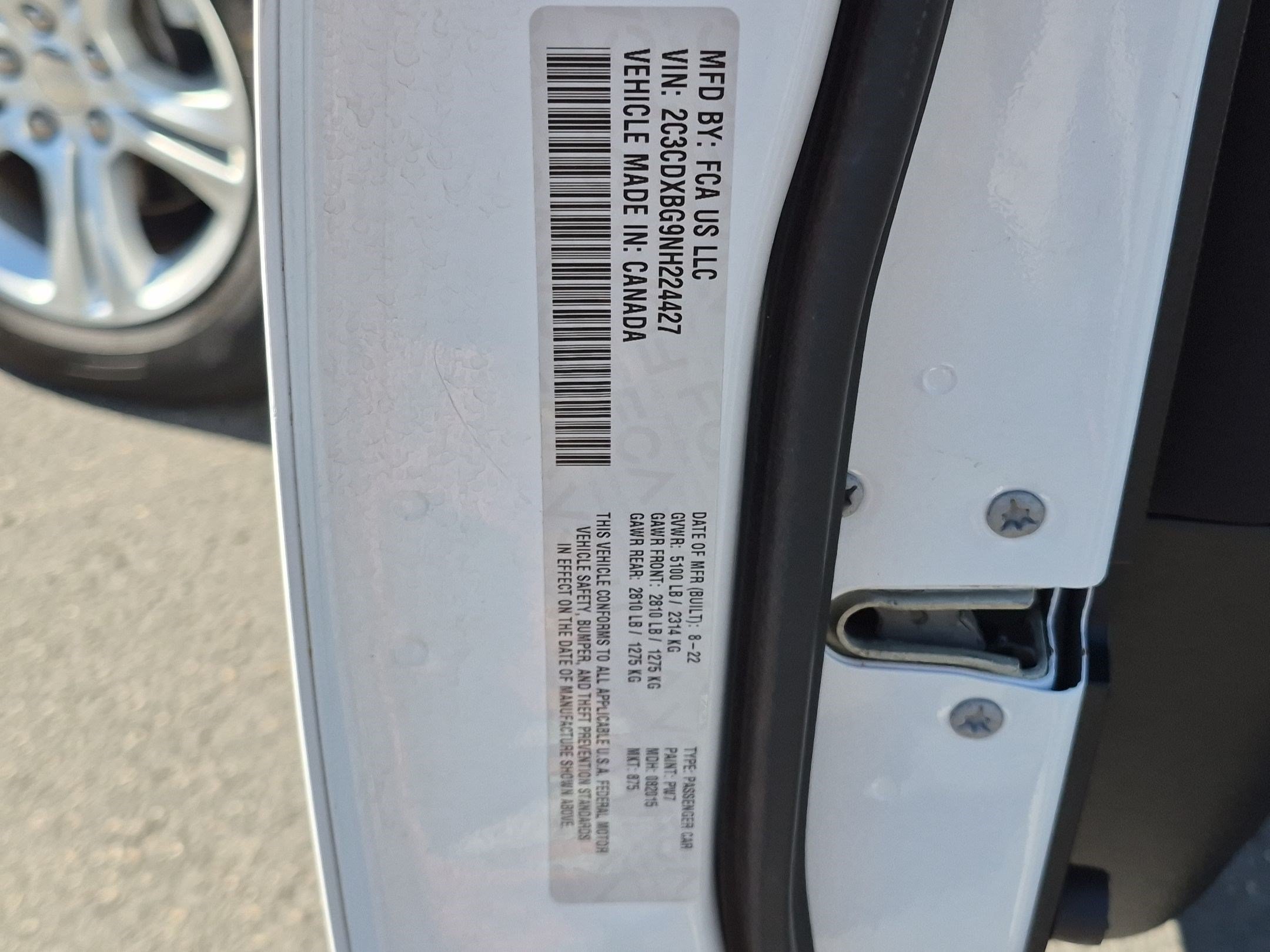 Certified Used 2022 White Knuckle Clearcoat Dodge SXT image 34