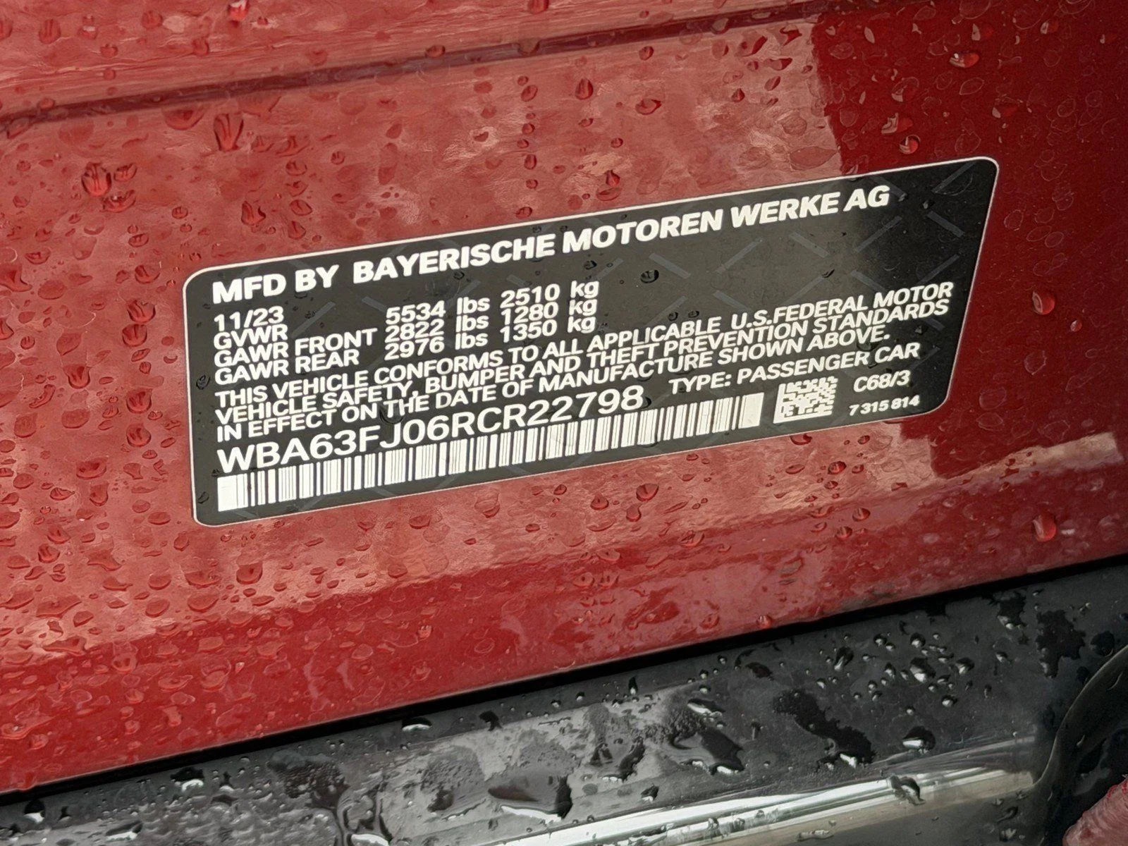 Certified Used 2024 Vegas Red Metallic BMW 540i xDrive image 40