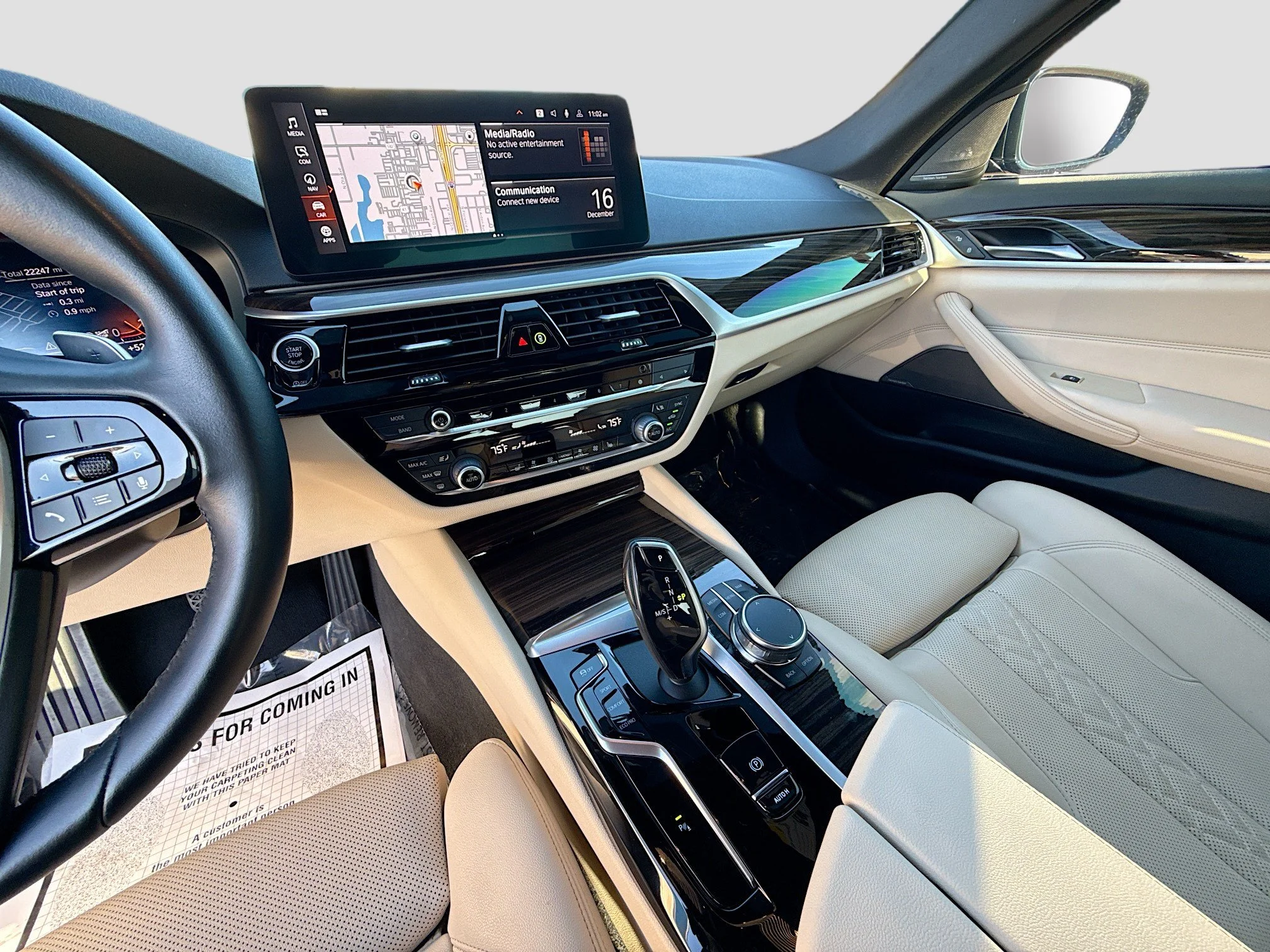 Used 2023 Black Sapphire Metallic BMW 530i image 28