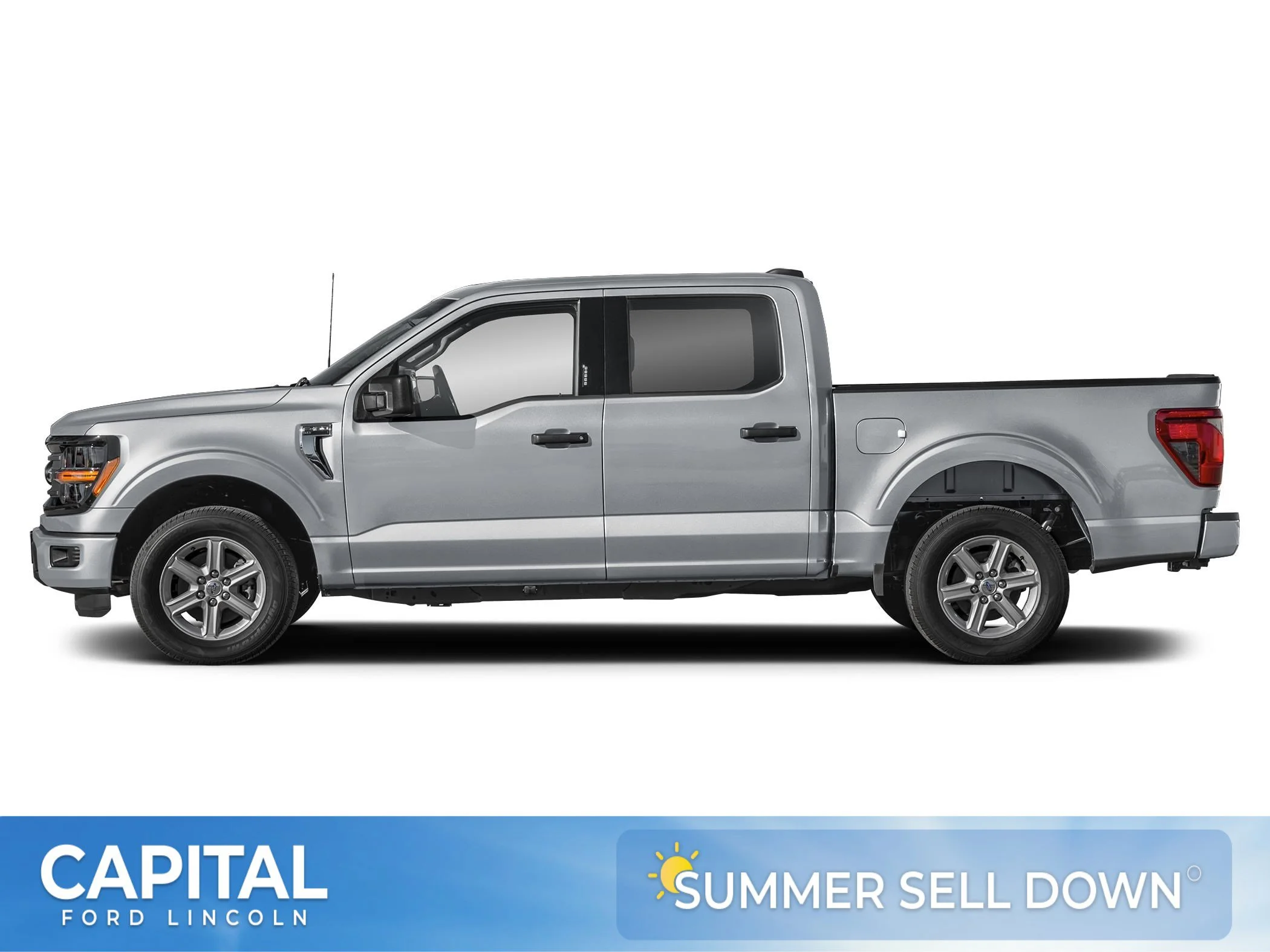 New 2026 Iconic Silver Metallic Ford XLT image 1