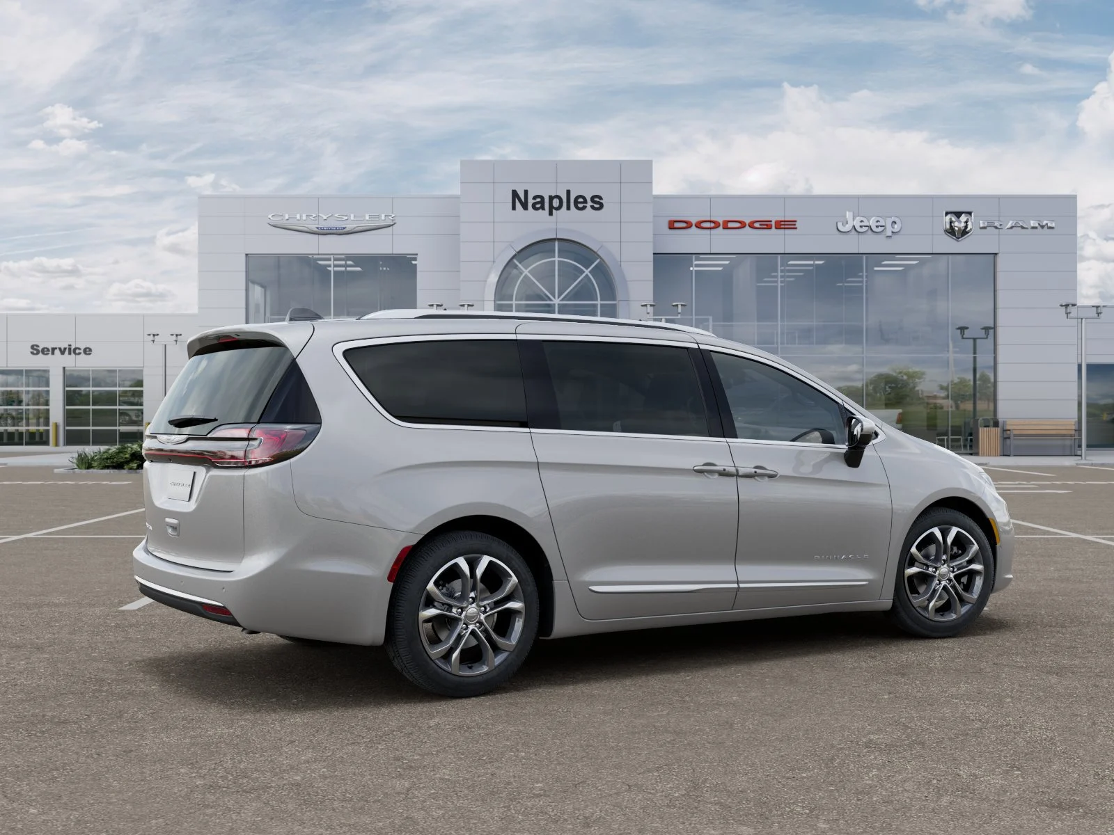 New 2026 Silver Mist Clear-Coat Exterior Paint Chrysler Pinnacle image 4