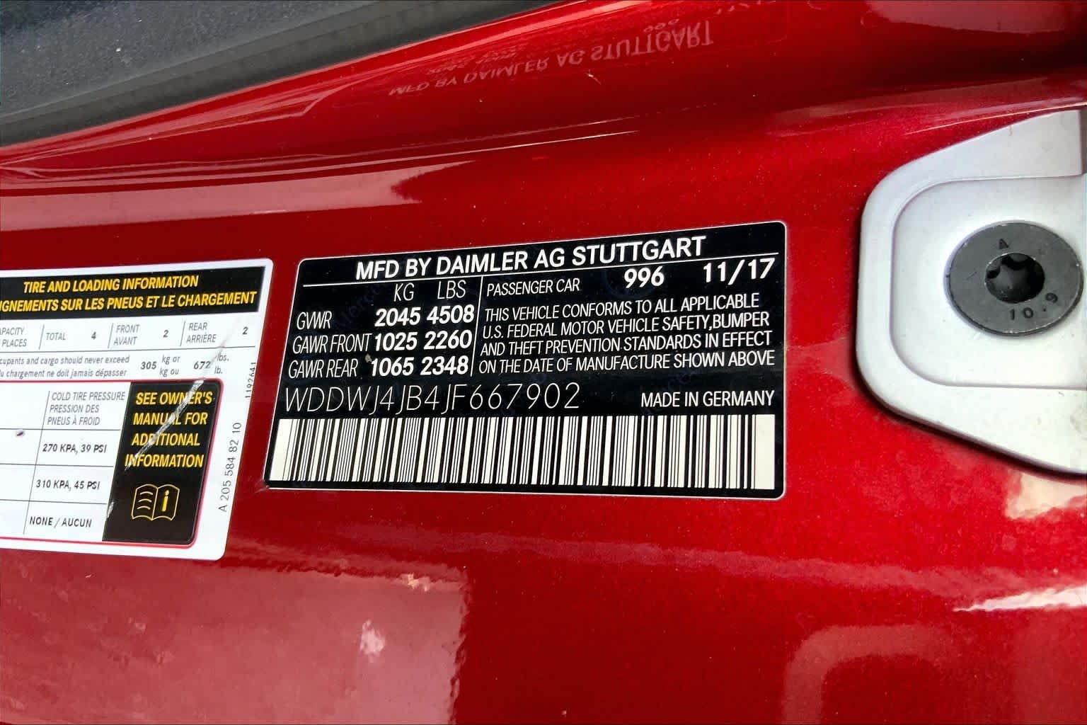 Used 2018 designo Cardinal Red Metallic Mercedes-Benz C 300 image 34