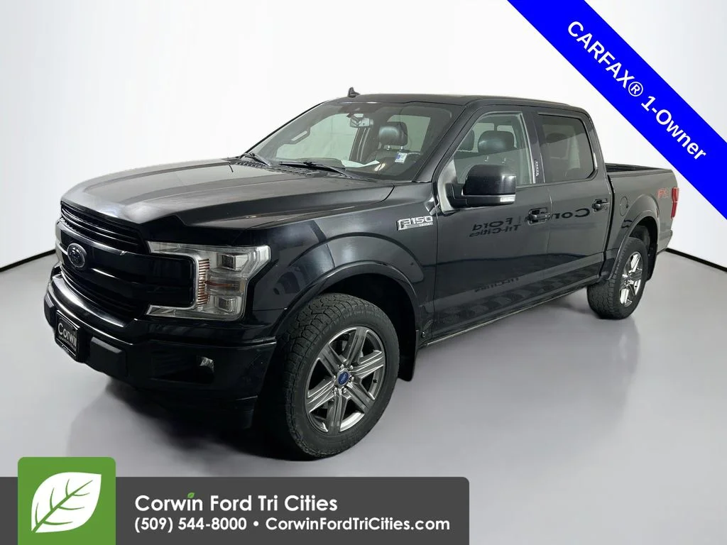 Used 2020 Agate Black Metallic Ford Lariat image 5