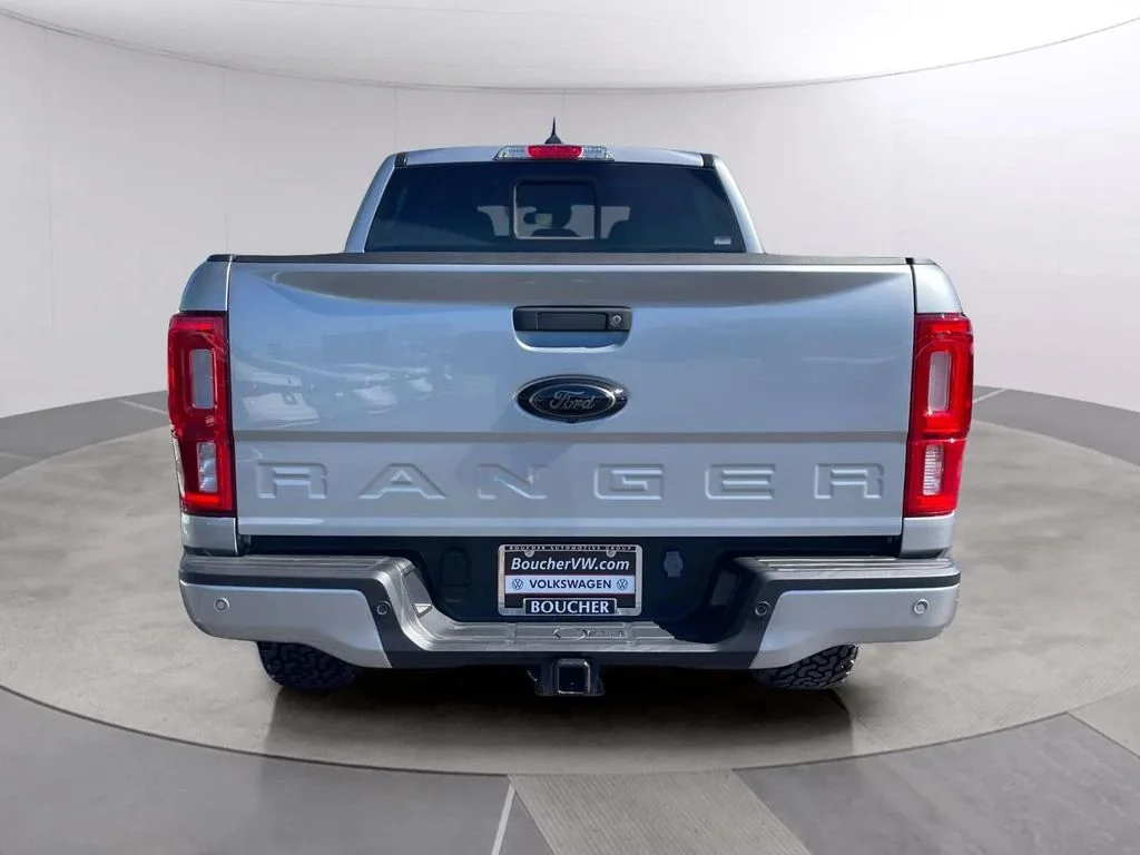 Used 2021 Iconic Silver Metallic Ford Lariat image 4
