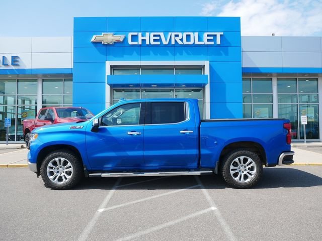 Used 2022 Chevrolet Silverado 1500 LTZ with VIN 3GCUDGED8NG524106 for sale in Roseville, Minnesota