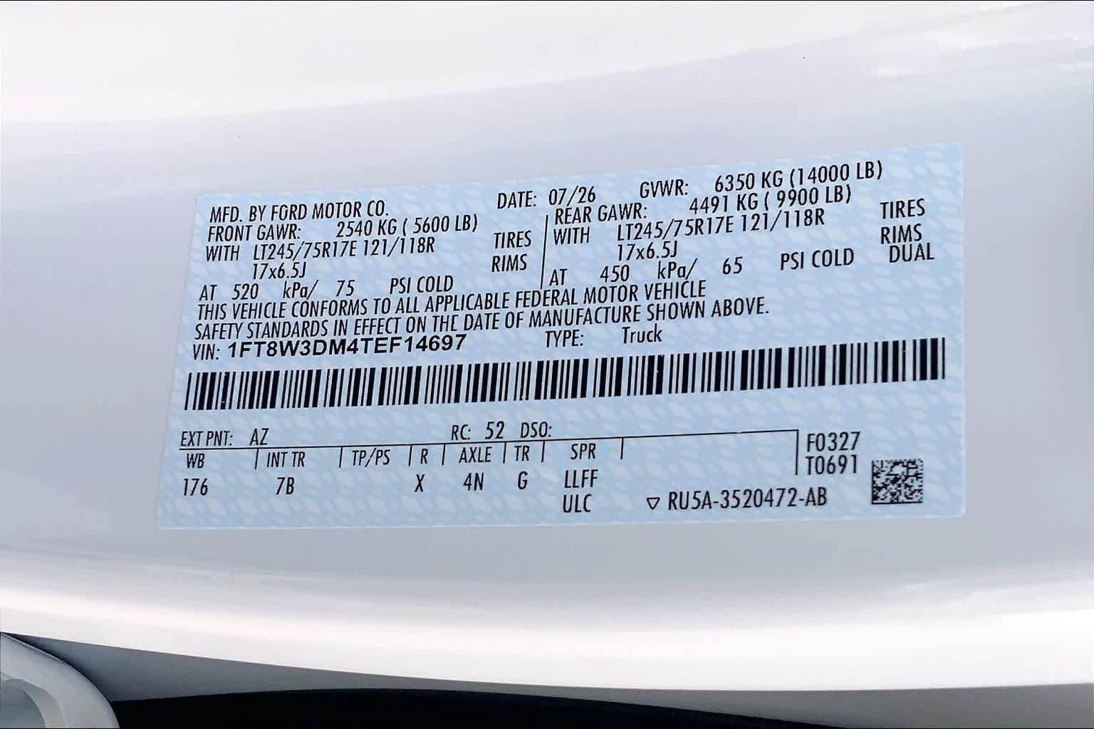 New 2026 Star White Metallic Tri-Coat Ford F-350® Platinum® image 21