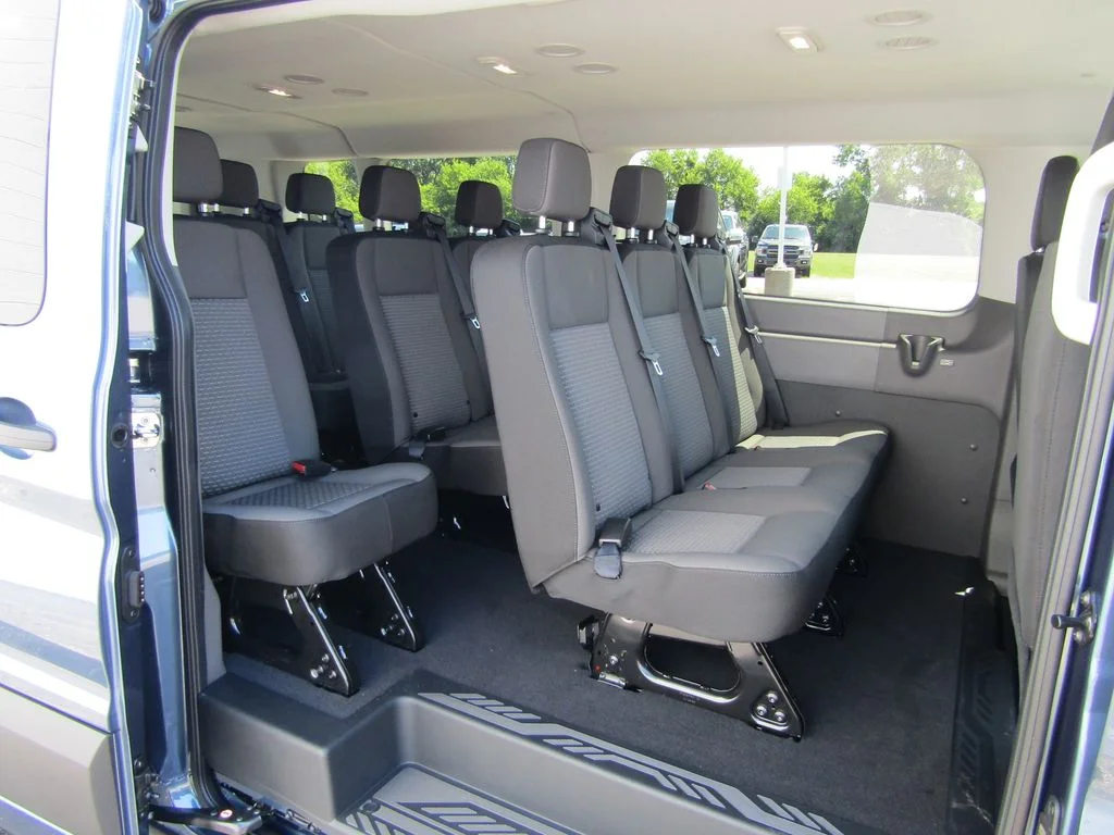 New 2026 Blue Metallic Ford Passenger Van XL image 4